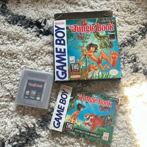 The Jungle Book Gameboy Game with original package